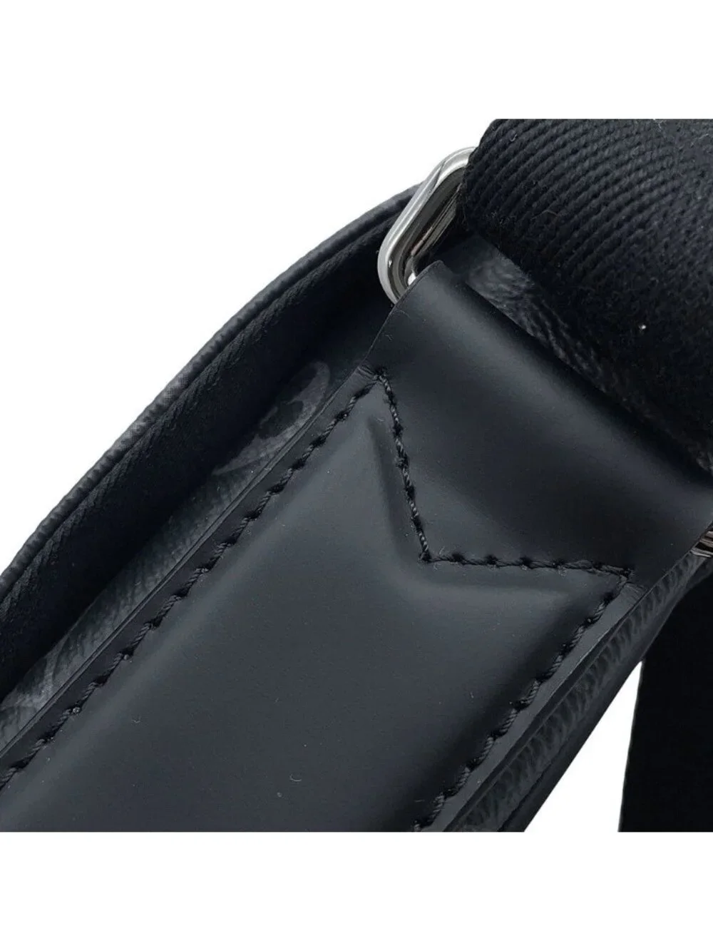 Louis Vuitton Shoulder Bag Monogram Eclipse District PM Black